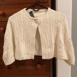 Ralph Lauren Sweater Cape Rabbit Hair/Wool